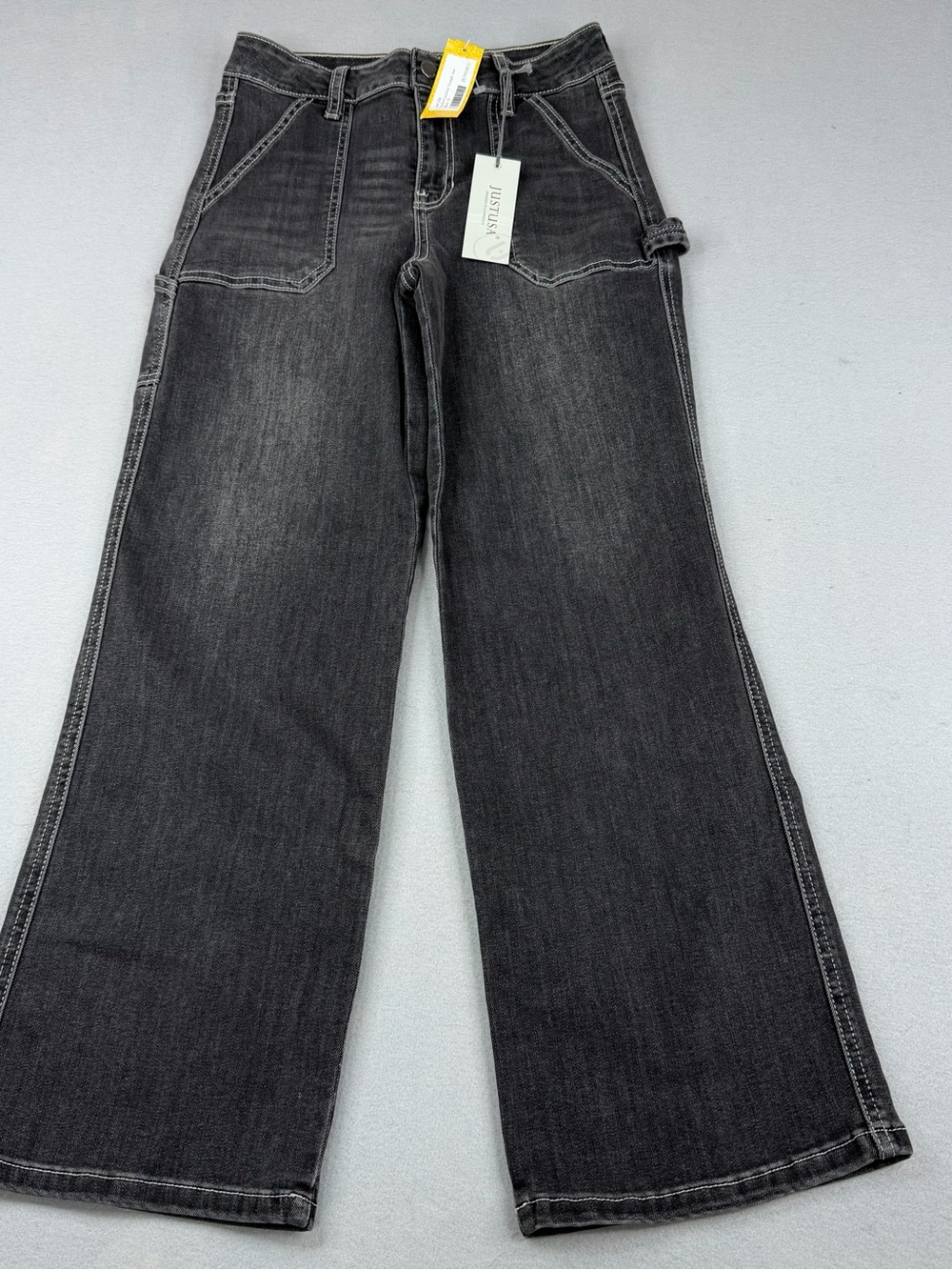Just USA Girls 12 Pauline Carpenter Jeans Black Wide Leg Stitch Fix NWT